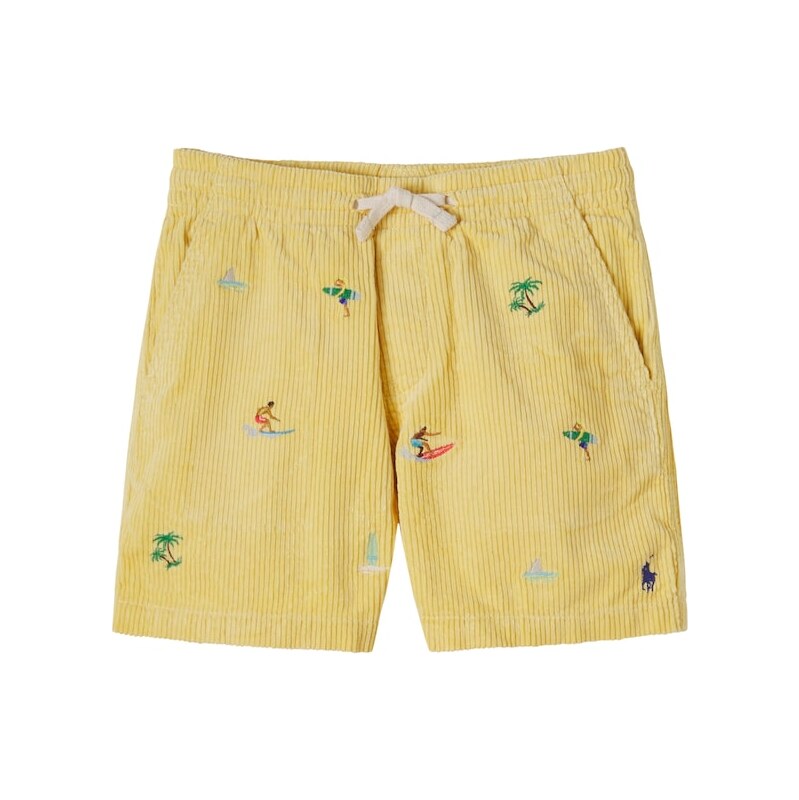 Polo Ralph Lauren Kids Embroidered cotton corduroy shorts 68463272