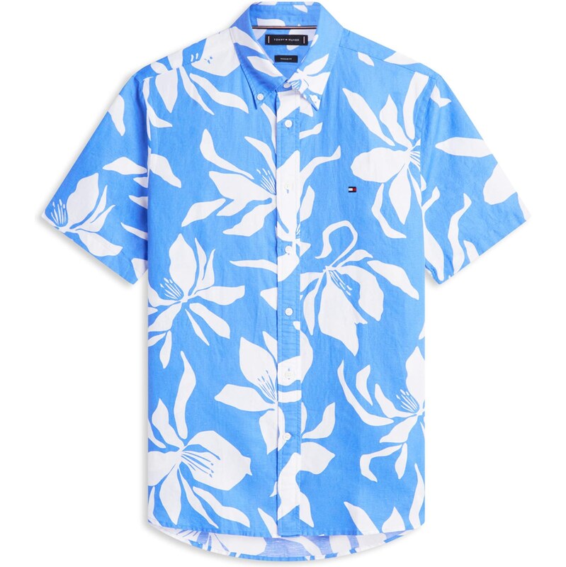 TOMMY HILFIGER Košeľa modrá / biela 68467805