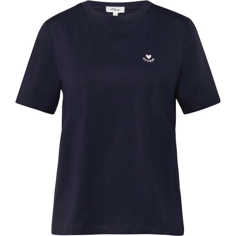 s.Oliver Tričko námornícka modrá / biela 68467842