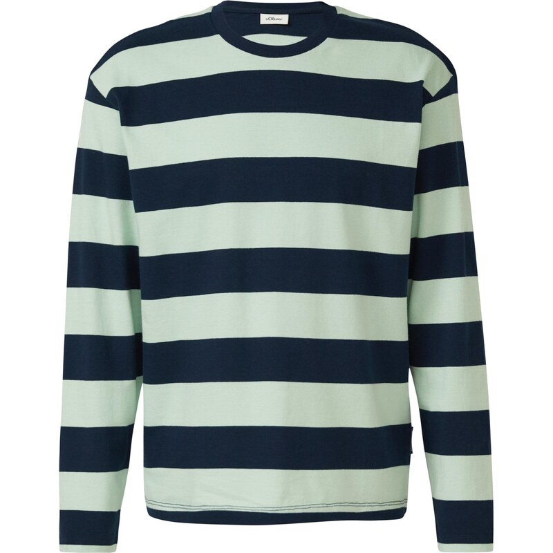 s.Oliver Tričko námornícka modrá / pastelovo zelená 68467856