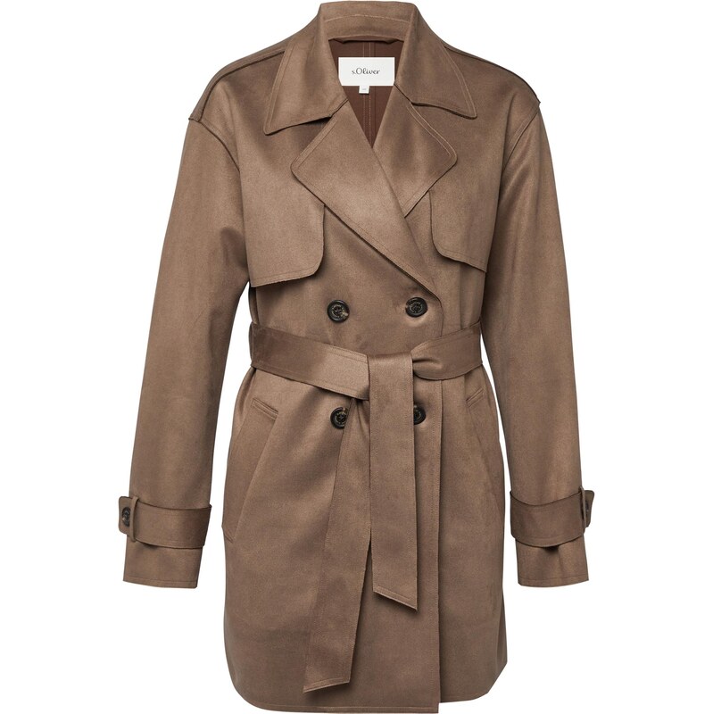 s.Oliver Prechodný kabát mokka 68467888