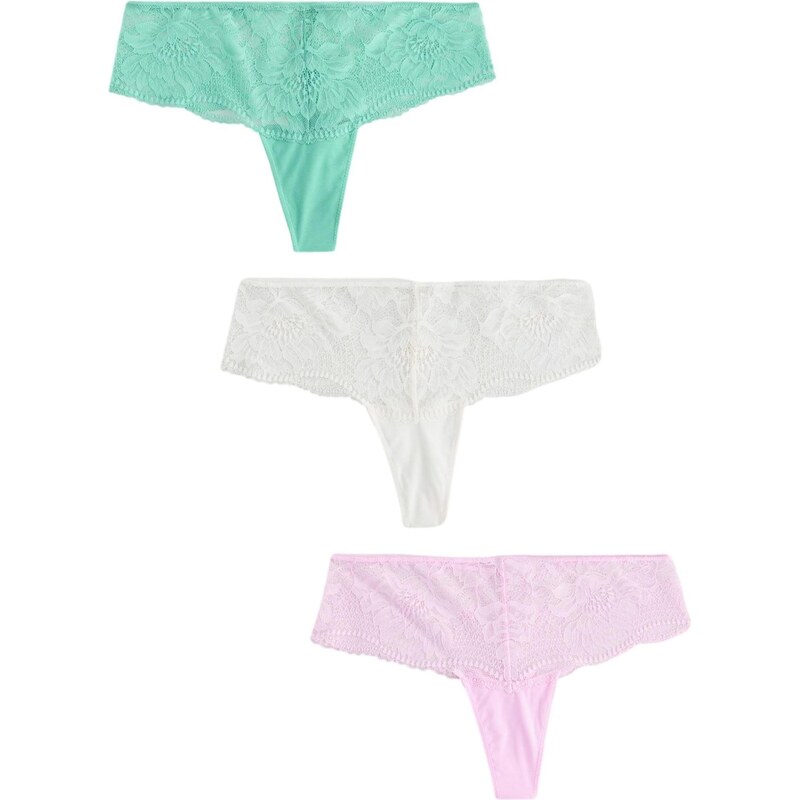 Next Tangá krémová / mätová / ružová 68467907