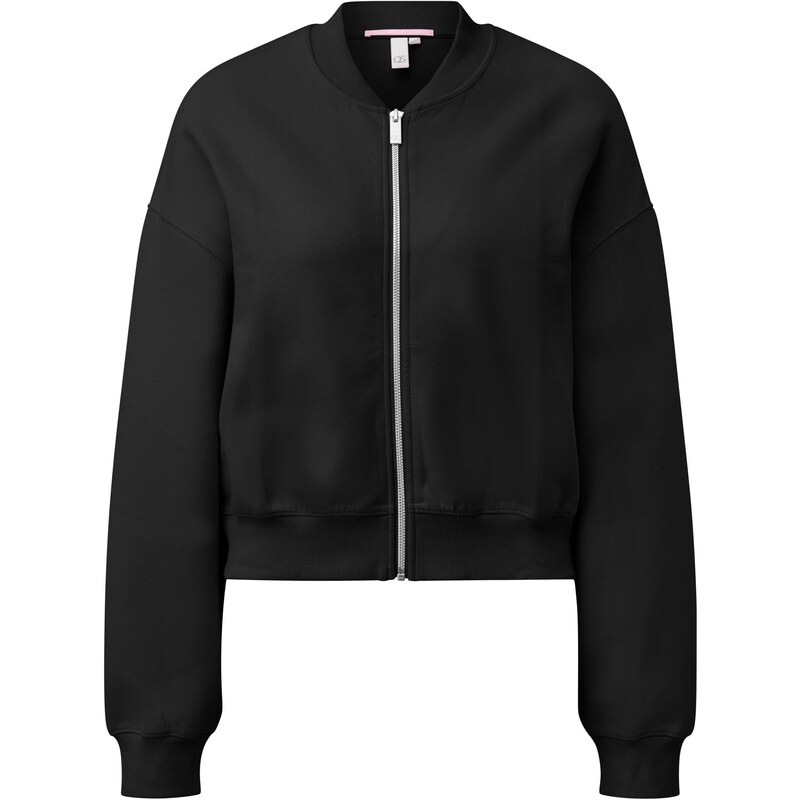 QS Tepláková bunda čierna 68467927