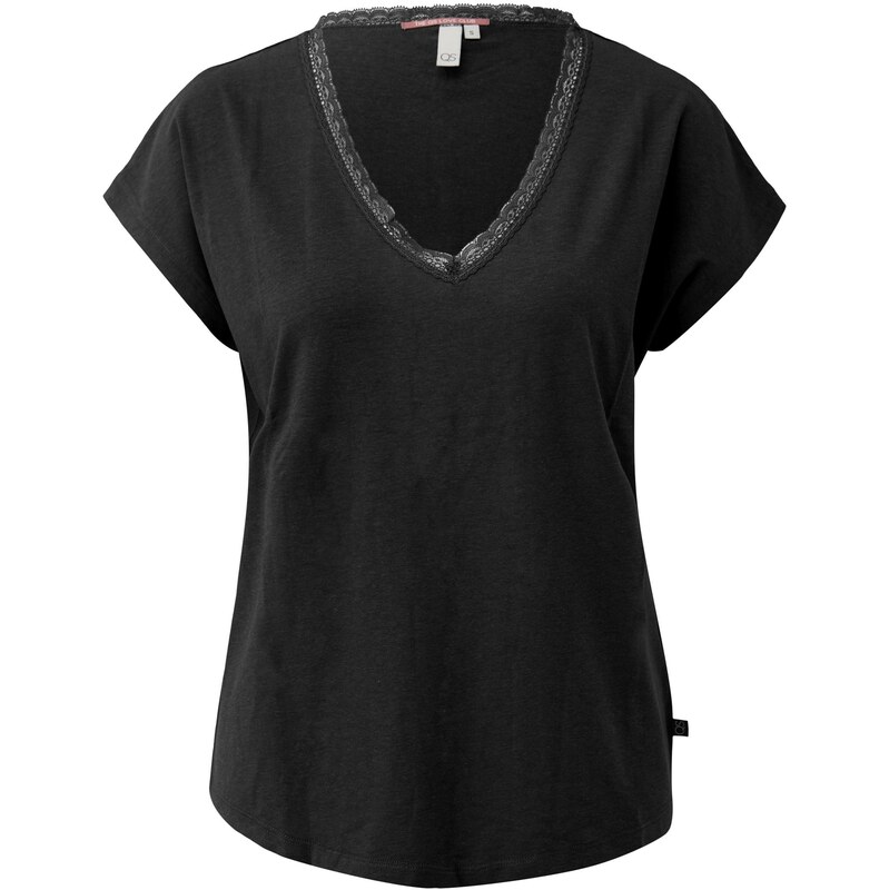 QS Tričko čierna 68468046