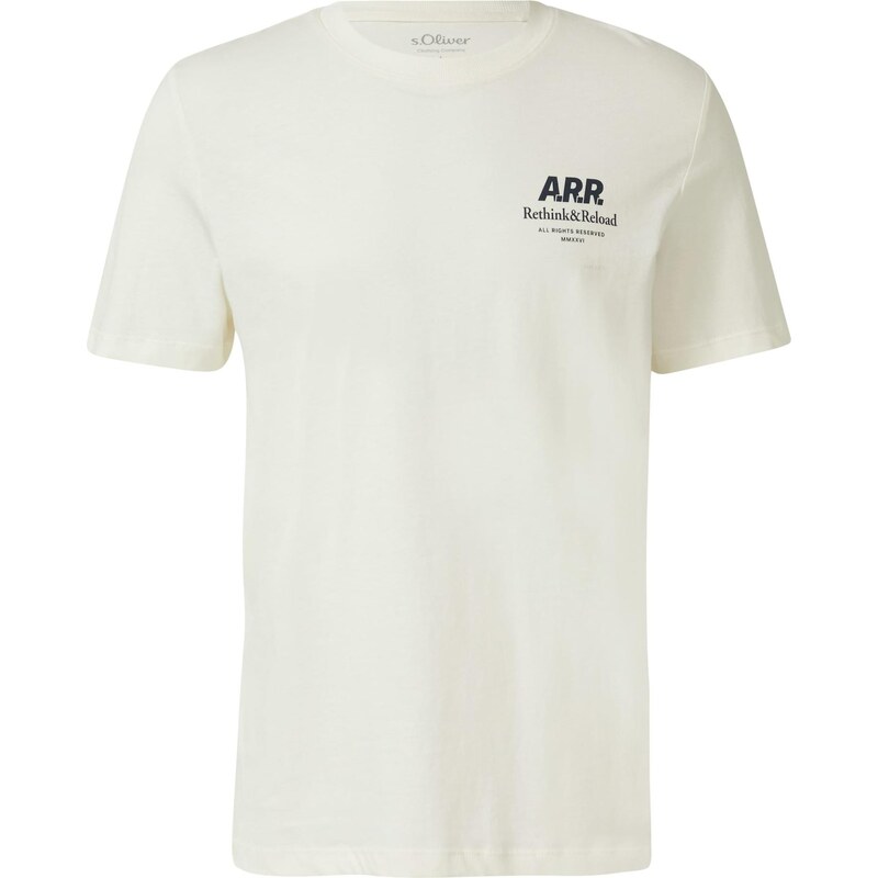 s.Oliver Tričko krémová / námornícka modrá 68468038