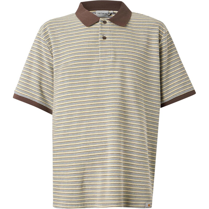 Carhartt WIP Tričko Dion béžová / tmavobéžová / modrosivá / hnedá 68468076