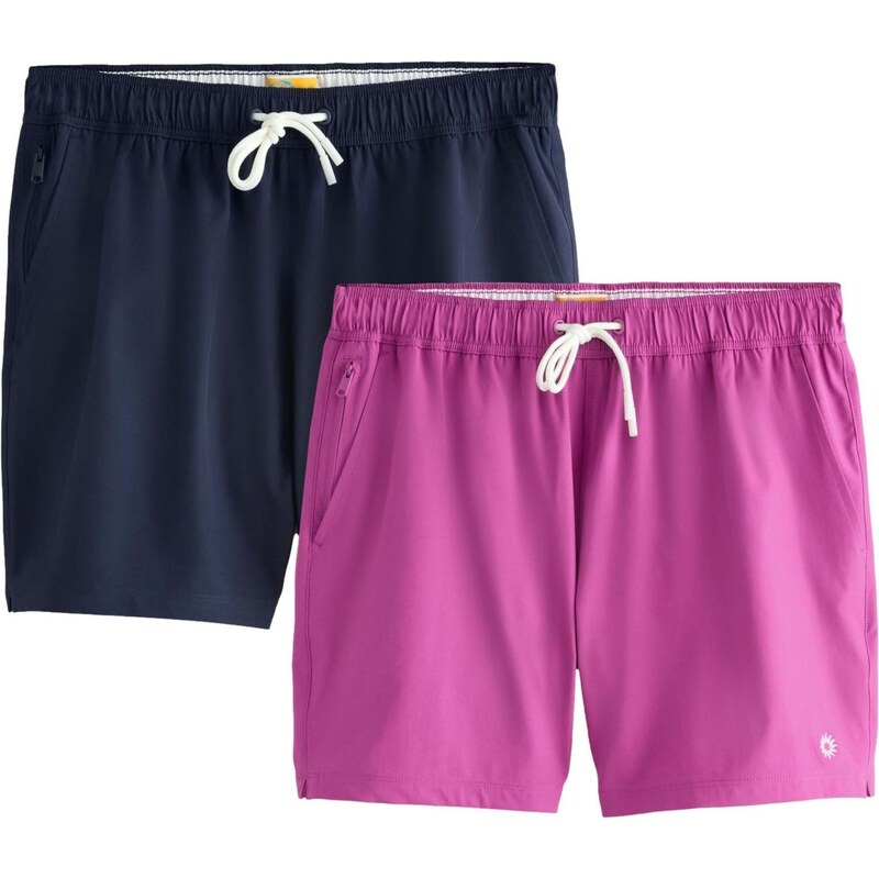 Next Plavecké šortky námornícka modrá / orchideová 68468163