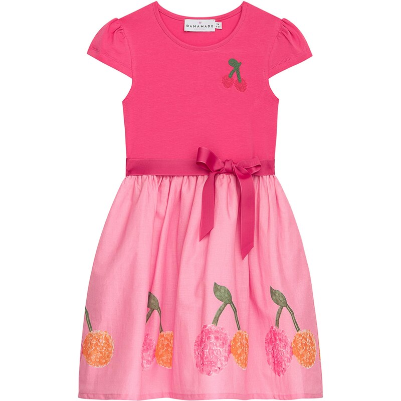 Danamade Šaty zelená / svetlooranžová / ružová / ružová 68468274