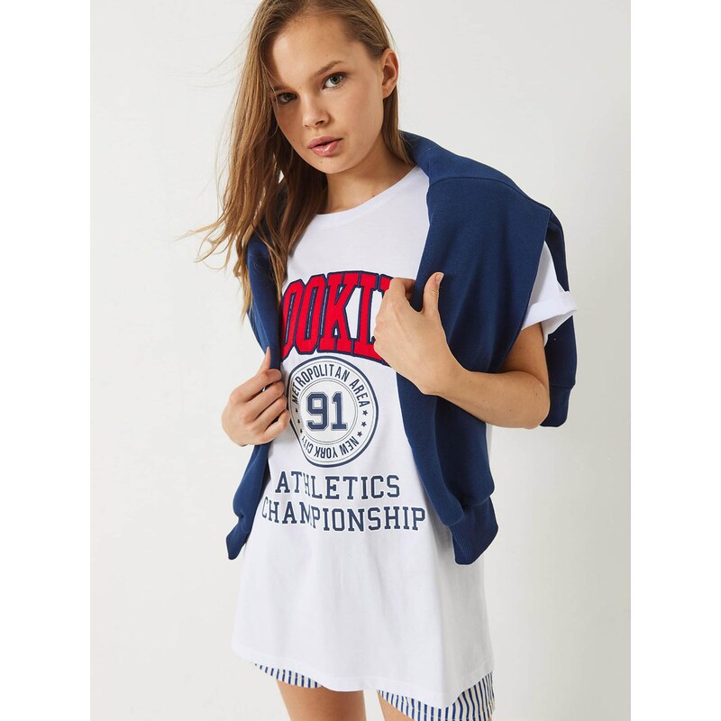 Bianco Lucci Tričko námornícka modrá / červená / biela 68468380