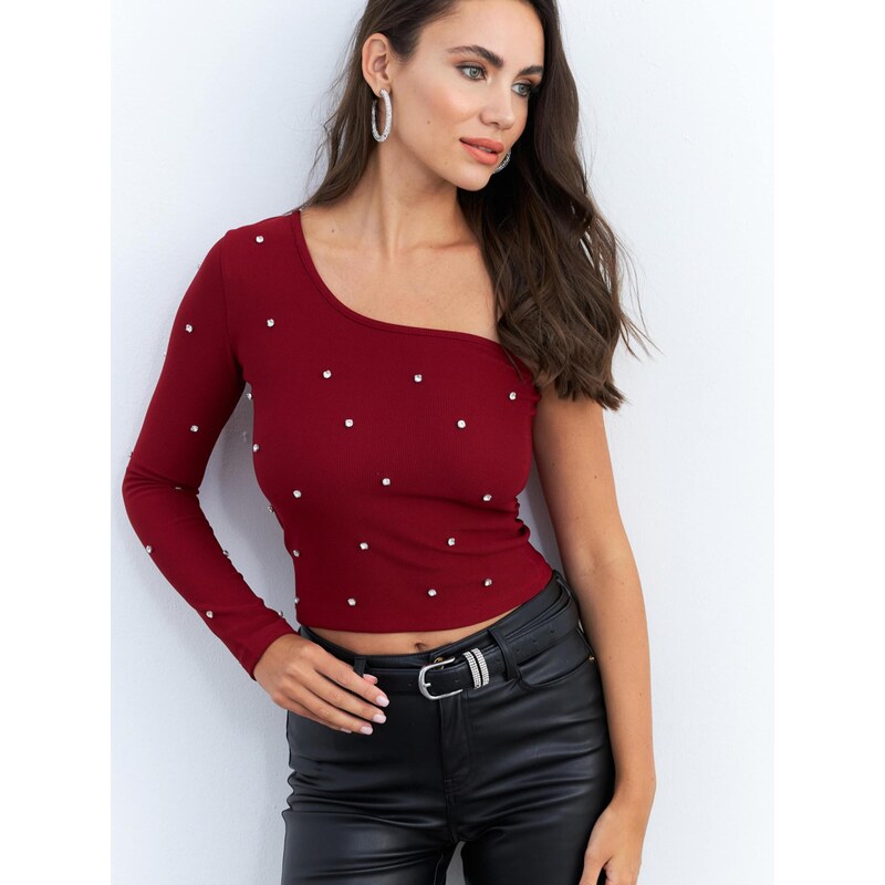 Cool & Sexy Tričko tmavočervená 68468404