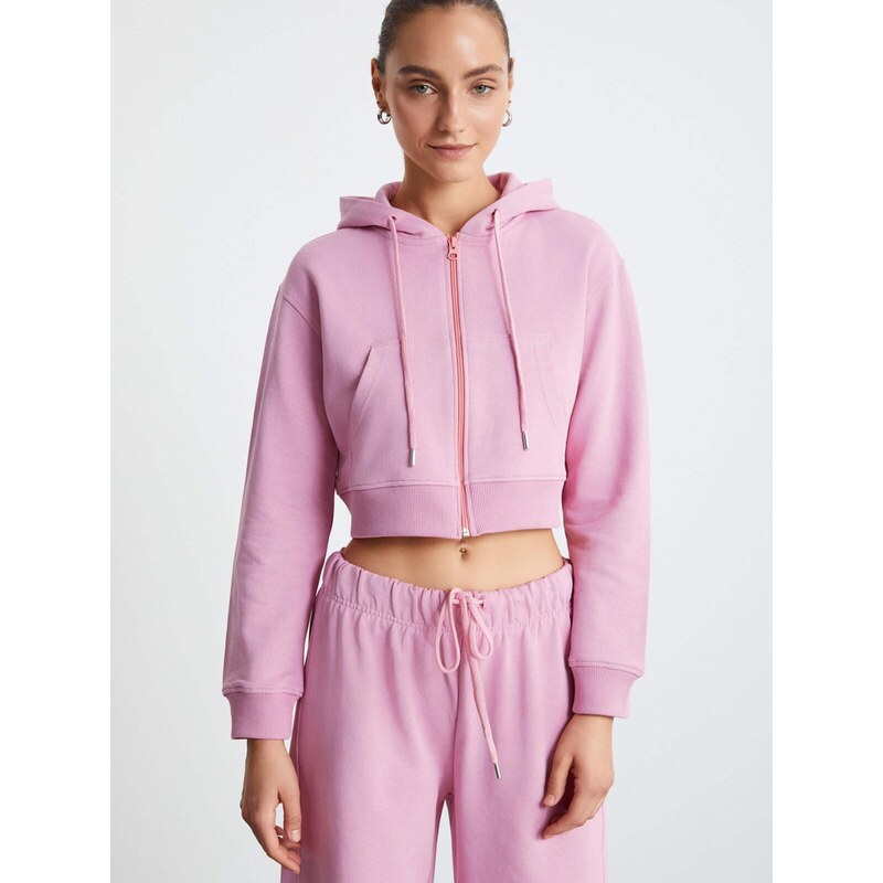 Grimelange Tepláková bunda ružová 68468499