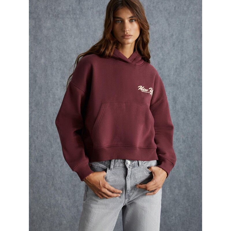 Grimelange Mikina krémová / burgundská 68468502