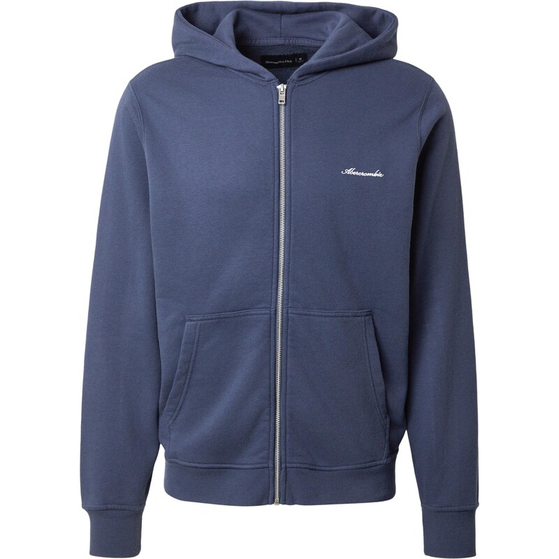 Abercrombie & Fitch Tepláková bunda námornícka modrá 68468668
