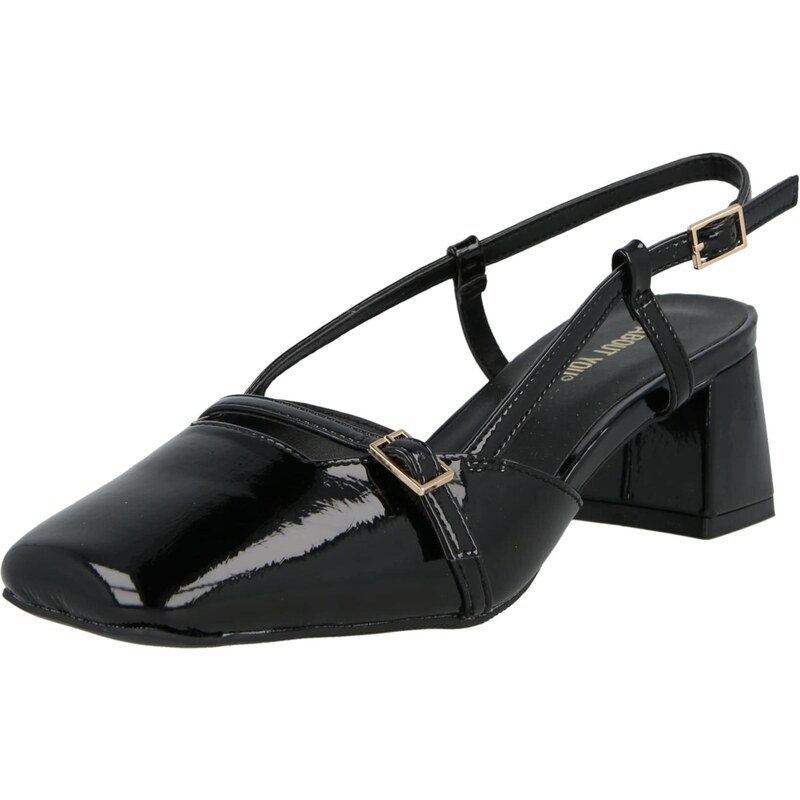 ABOUT YOU Lodičky s otvorenou pätou Charleen čierna 68468707