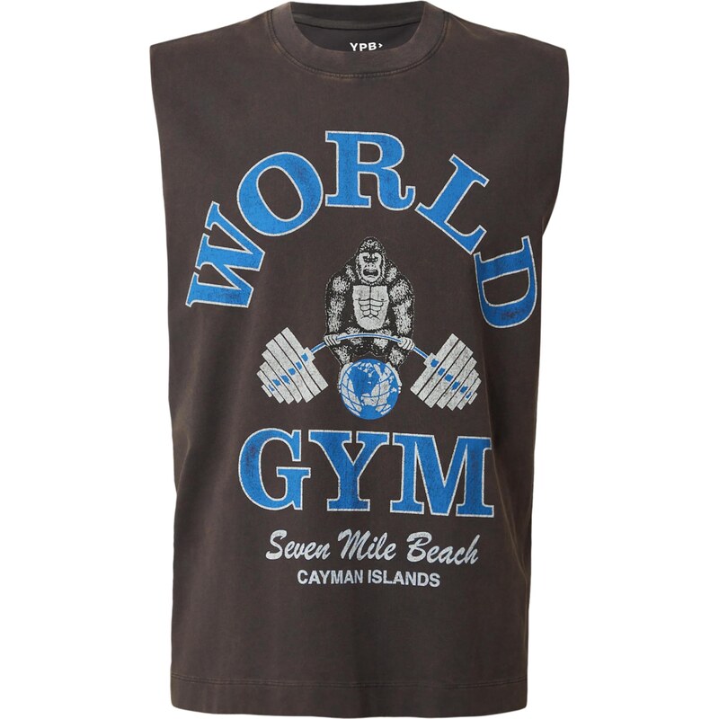 Abercrombie & Fitch Funkčné tričko azúrová / svetlosivá / tmavosivá / 68468685