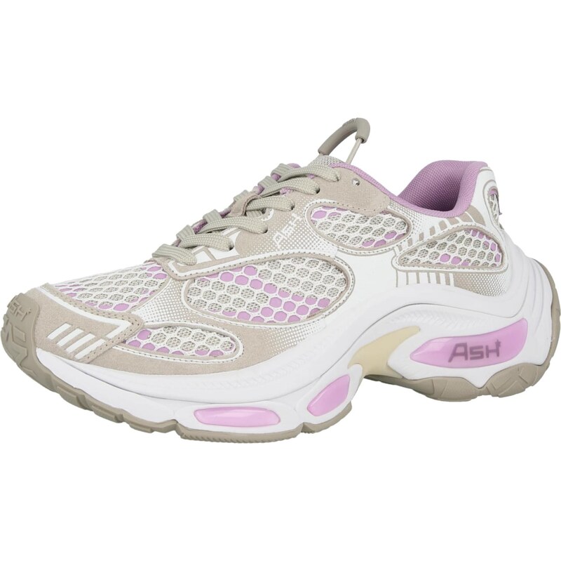 ASH Nízke tenisky S26-DRAGON02 tmavobéžová / slivková / biela 68468705