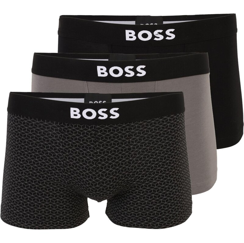 BOSS Boxerky farby bahna / čierna / biela 68468751