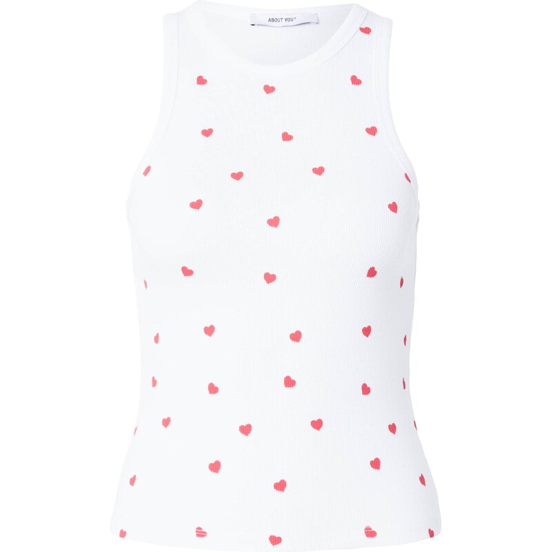 ABOUT YOU Top červená / biela 68468725