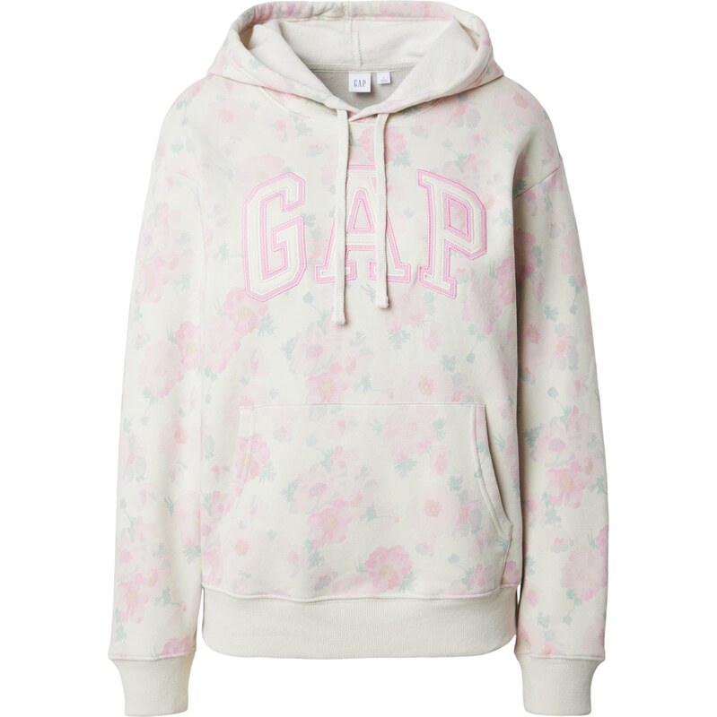 GAP Mikina HERITAGE svetlozelená / ružová / šedobiela 68468767