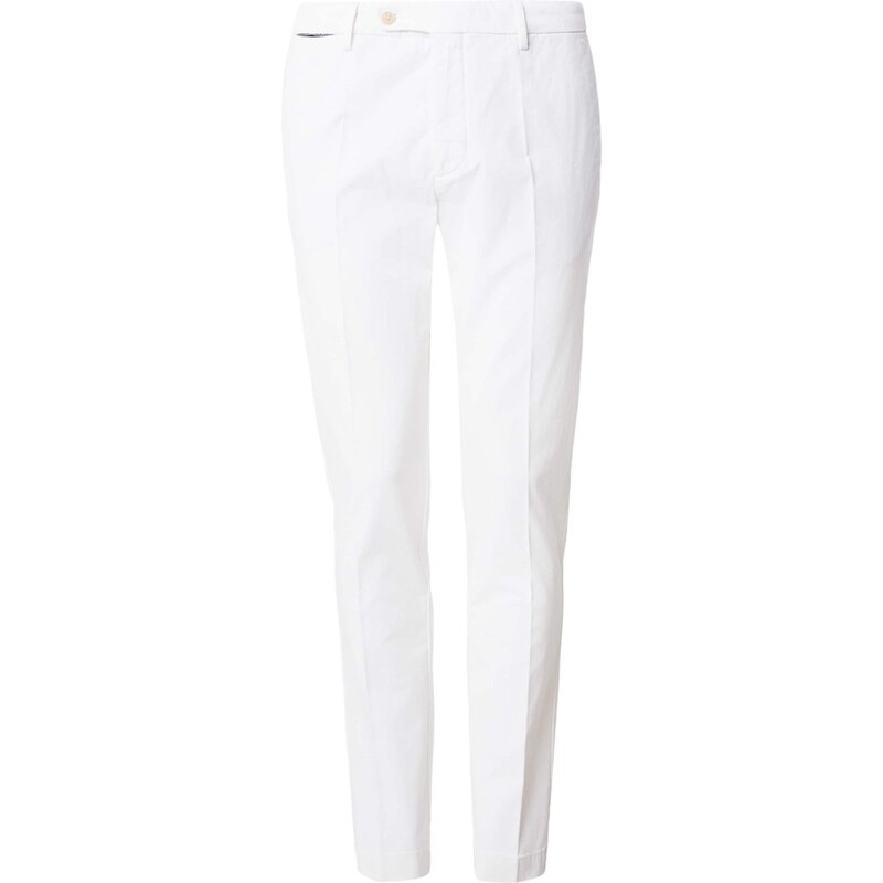 Hackett London Nohavice s pukmi biela 68468878