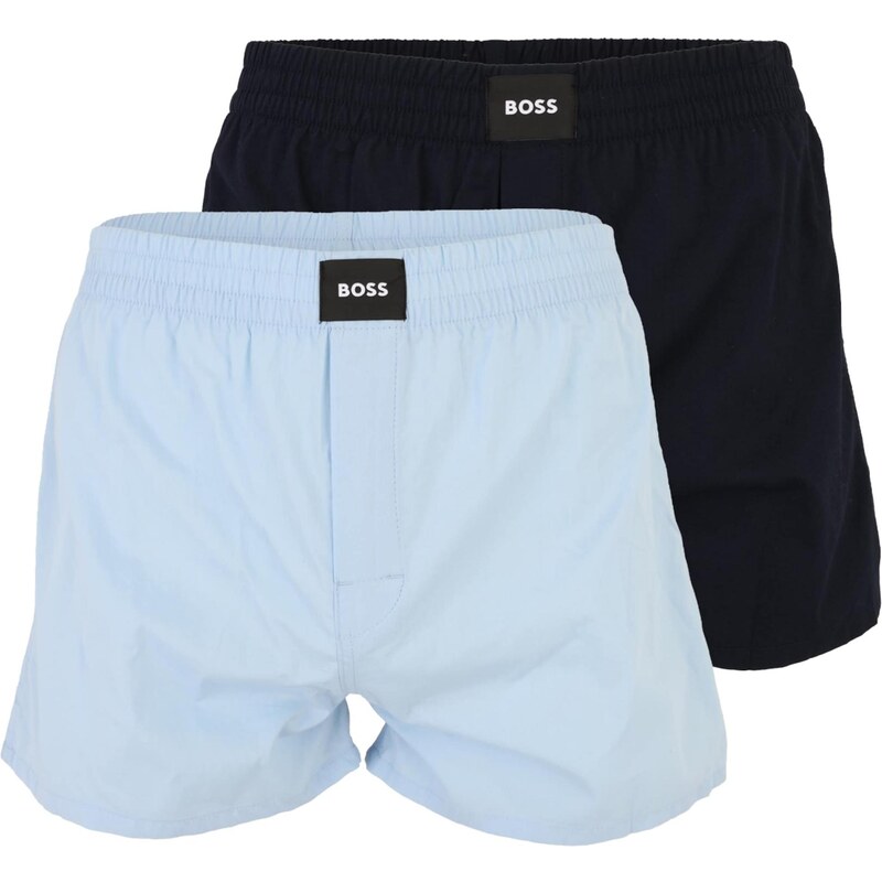 BOSS Boxerky Peach svetlomodrá / tmavomodrá 68468879