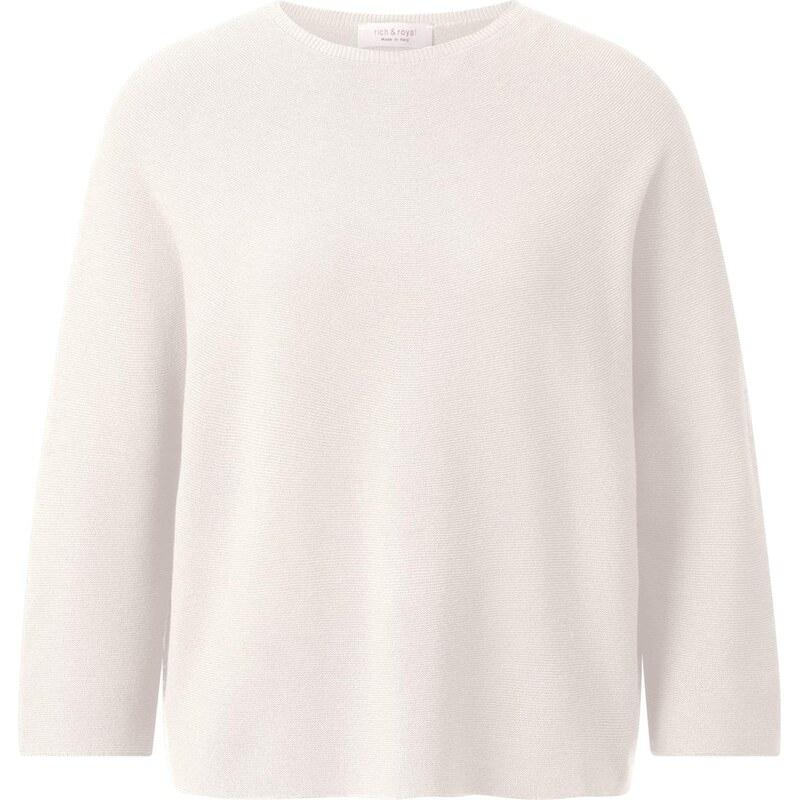 Rich & Royal Sveter biela / šedobiela 68468913