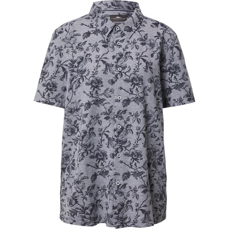 FYNCH-HATTON Košeľa námornícka modrá / čadičová 68468948