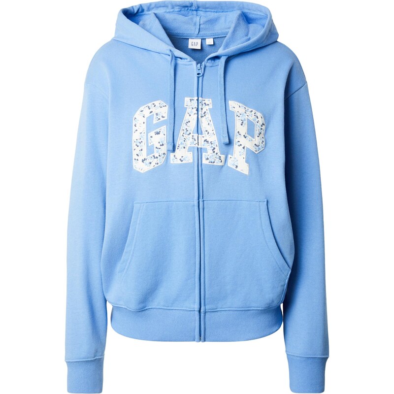 GAP Tepláková bunda HERITAGE námornícka modrá / azúrová / pastelovo 68468990