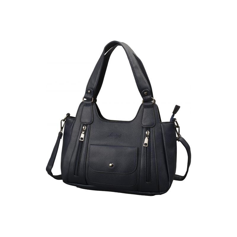 Elegantná kabelka dariya 32x26x14cm tmavo modrá 62670777