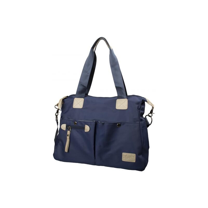 Veľká Elegantná Kabelka cez rameno dariya 40x30x16cm modrá 62701137