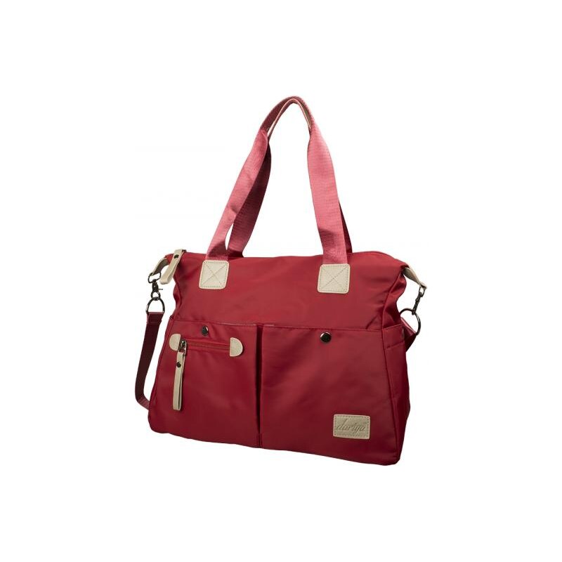 Veľká Elegantná Kabelka cez rameno dariya 40x30x16cm bordová 62701138