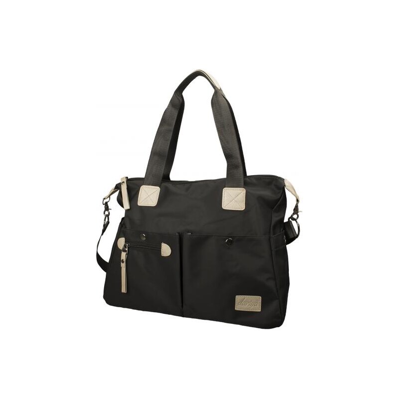 Veľká Elegantná Kabelka cez rameno dariya 40x30x16cm čierna 62701139