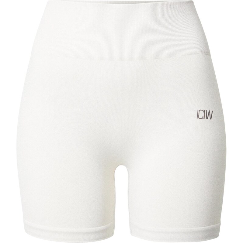 ICANIWILL Športové nohavice šedobiela 68469034