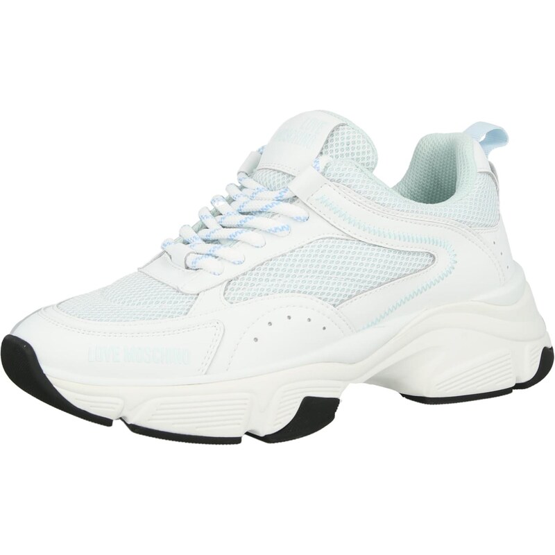 Love Moschino Nízke tenisky mätová / biela 68469148