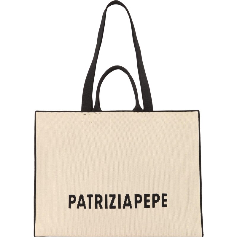PATRIZIA PEPE Shopper svetlobéžová / čierna 68469156