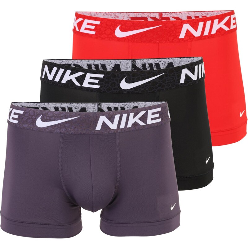 NIKE Underwear Boxerky tmavošedá / červená / čierna / biela 68469170