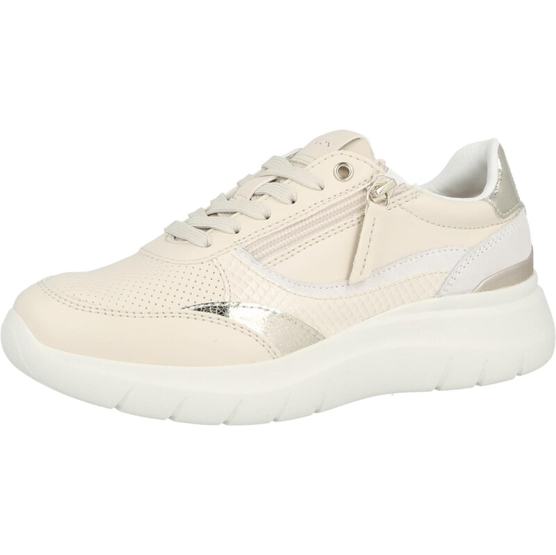 GEOX Nízke tenisky PLUMMERY piesková / svetlosivá / strieborná 68469194