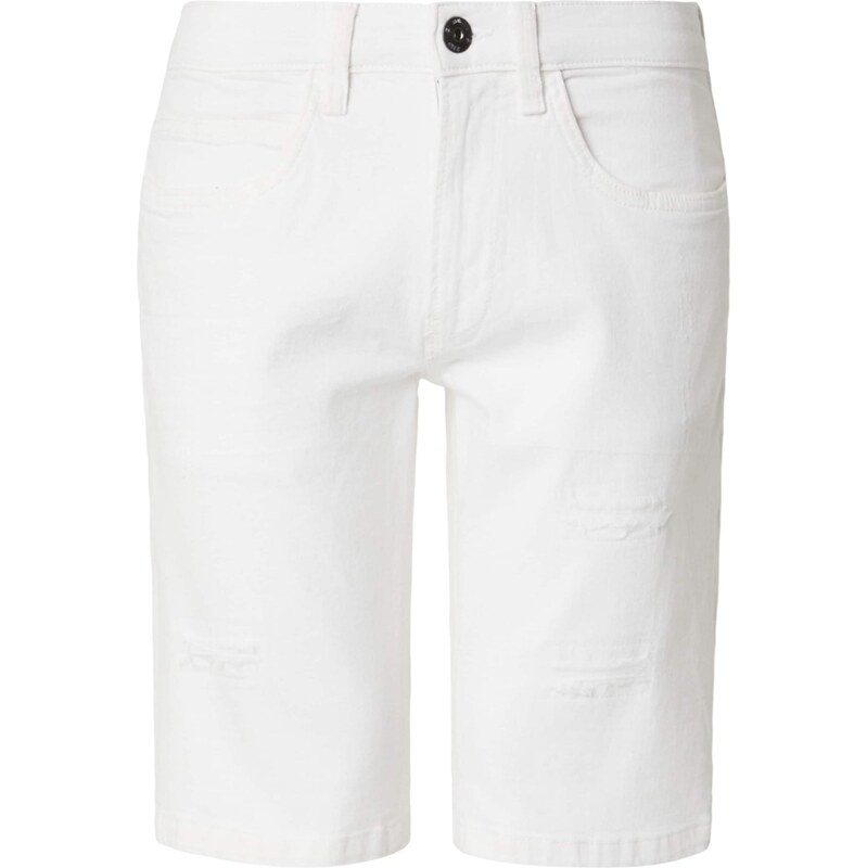 INDICODE JEANS Džínsy Kaden Holes biela 68469275