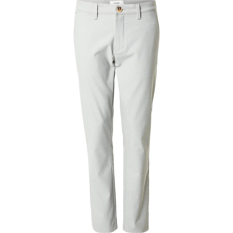 GABBA Chino nohavice Paul svetlosivá 68469286