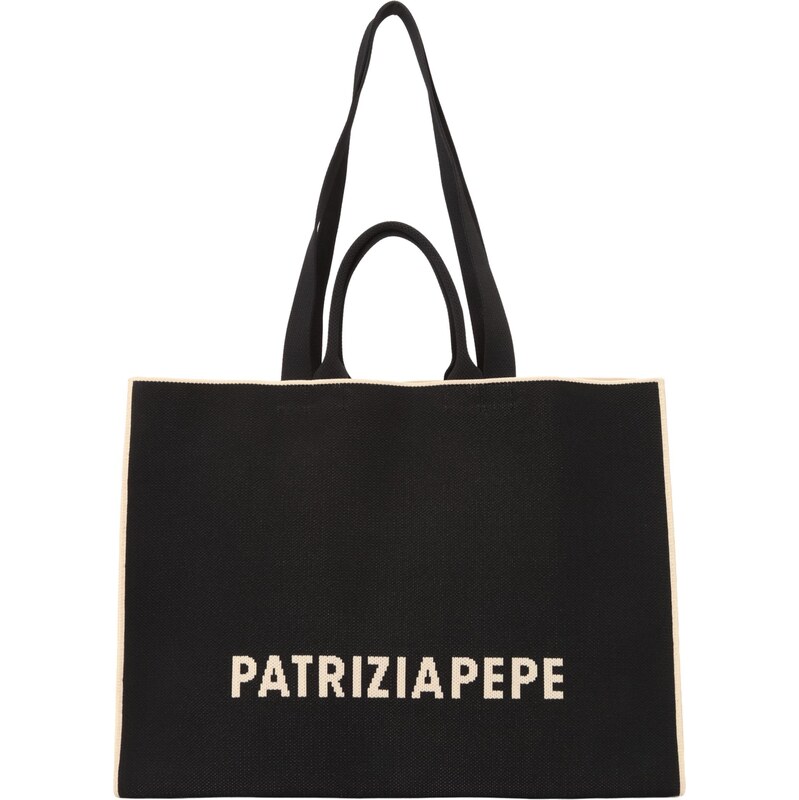 PATRIZIA PEPE Shopper nebielená / čierna 68469361