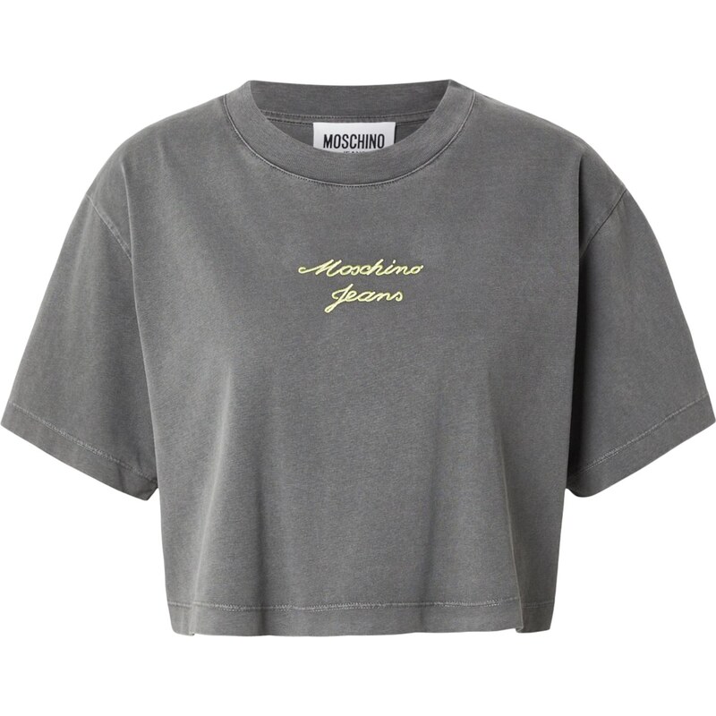 Moschino Jeans Tričko žltá / sivá 68469413