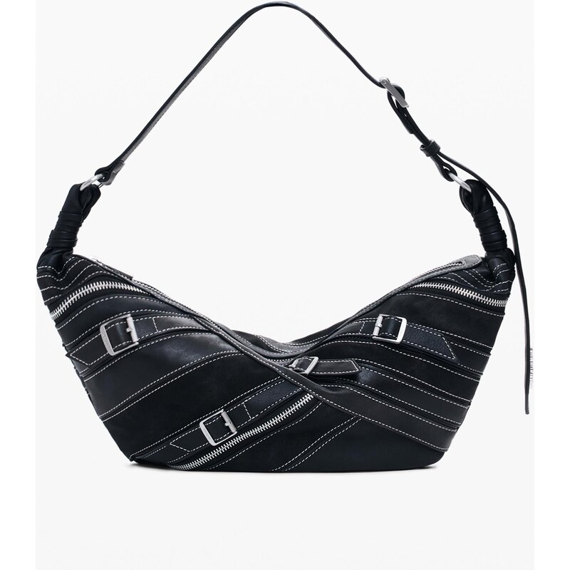 Štýlová Dámska Kabelka DESIGUAL 44.0X16.0X8.0cm Čierna 66034092