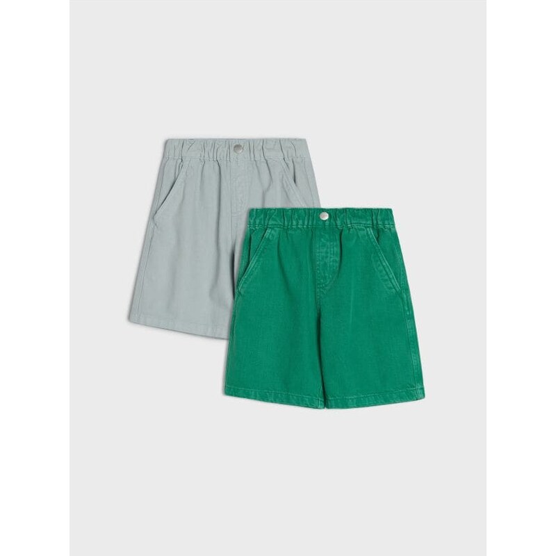 Sinsay - Džínsové šortky, balenie 2 kusov - viacfarebná 68464074