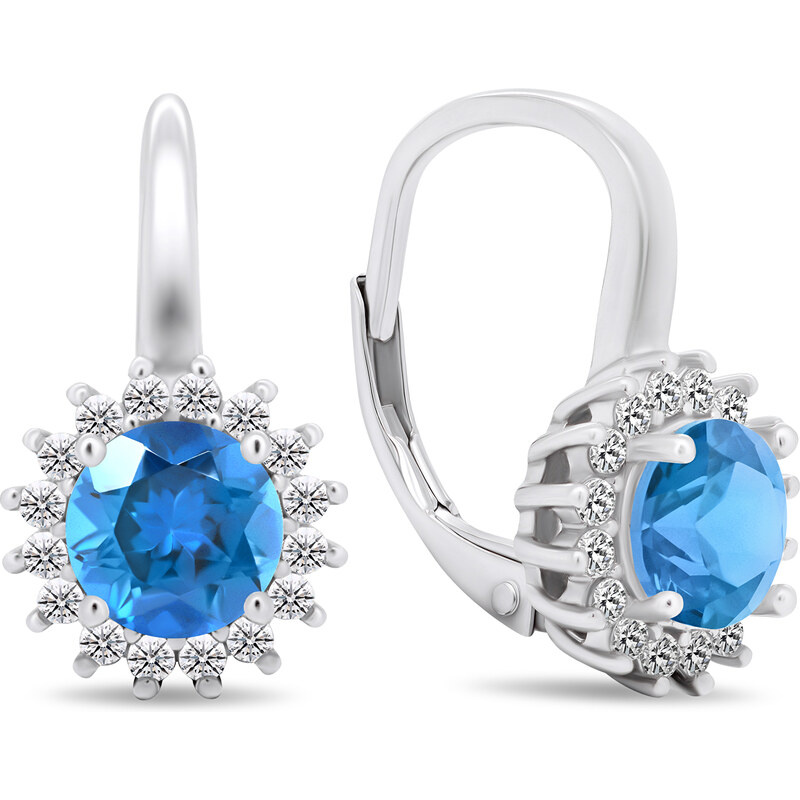 Brilio Silver Oslnivé strieborné náušnice so zirkónmi EA423WAQ 68464719