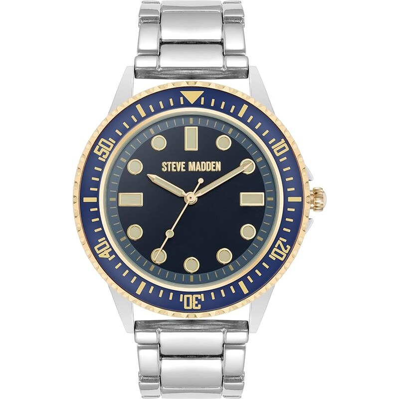 Steve Madden Analógové hodinky SM-9102BLSV 68464714
