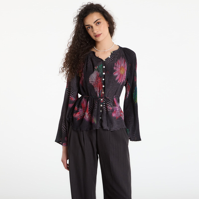 E-shop Košeľa Desigual Blus Roce Blouse Black M