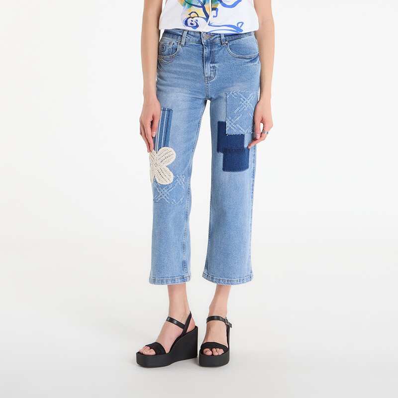 Džínsy Desigual Denim Leto Denim Pants Blue 40 68464645