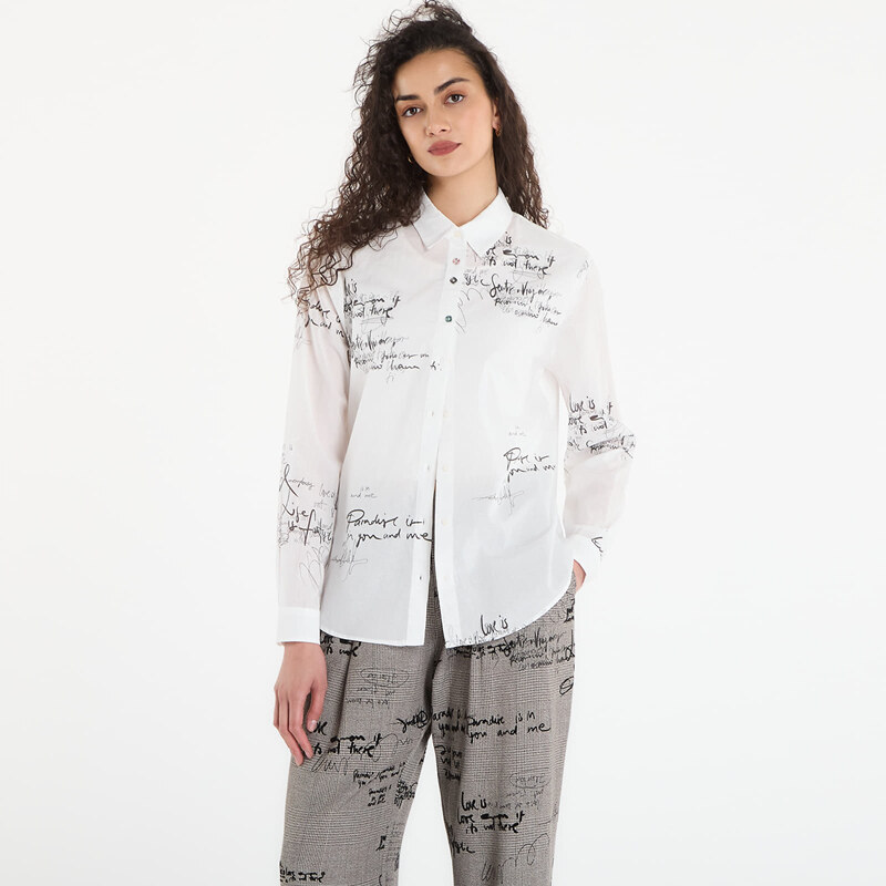 Košeľa Desigual Cam Bask Shirt White L 68464692