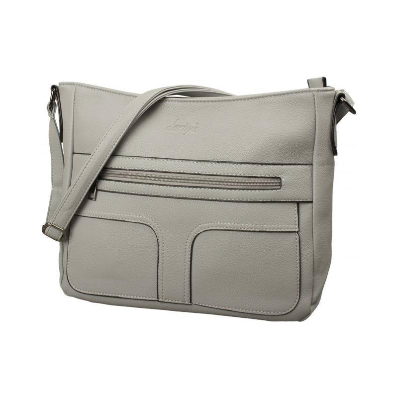 Impex dariya Stredná taška cez rameno - svetlosivá - PU 68464776