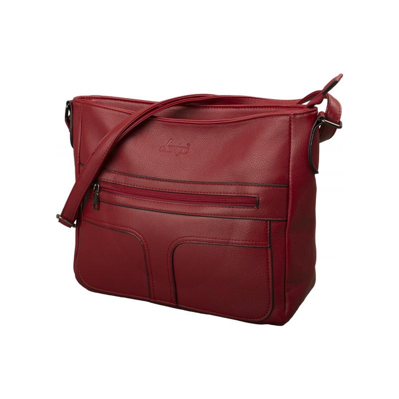 Impex dariya Stredná taška cez rameno - tmavočervená - PU 68464777